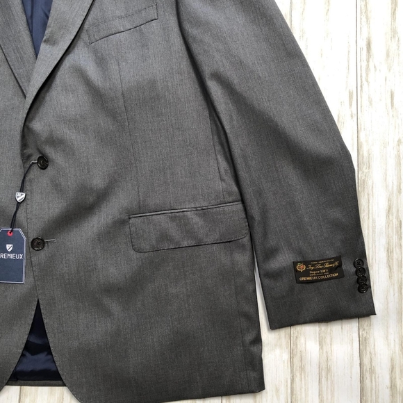 NWT Cremieux Suit Jacket 100% Wool Size 50L 44 - Picture 2 of 9